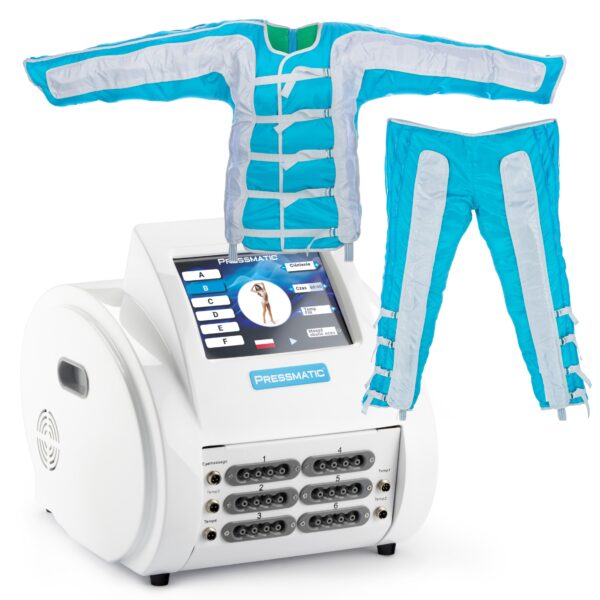 PRESSMATIC PM-24000D SET MIT 16-KAMMER-JACKE UND 8-KAMMER-HOCHHOSE MIT FIR-THERMOTHERAPIE 1 5d682437caf258405f90321c48be6d03
